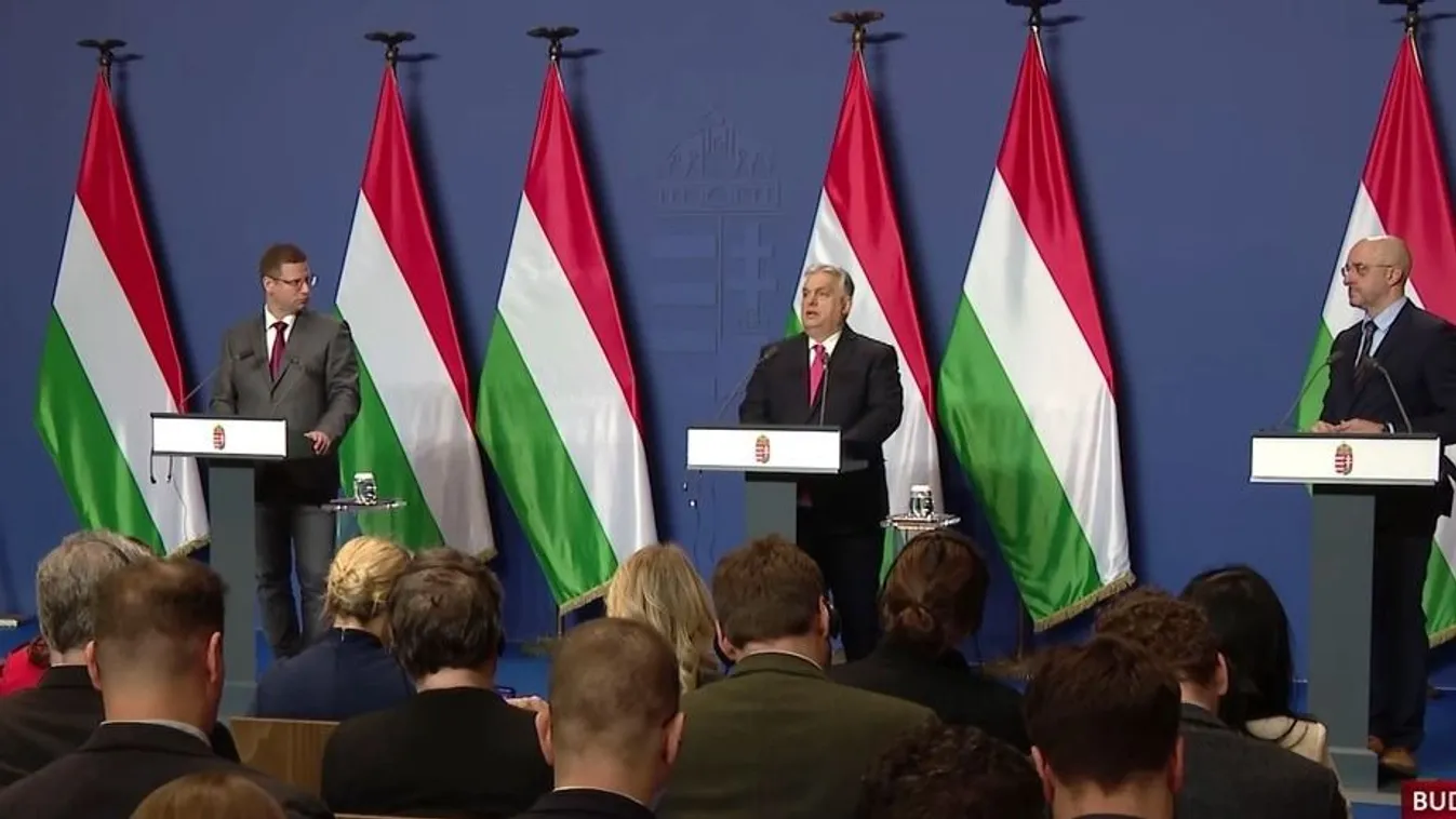 Orbán Viktor nemzetközi sajtótájékoztatóján ismertette a kormányzati terveket