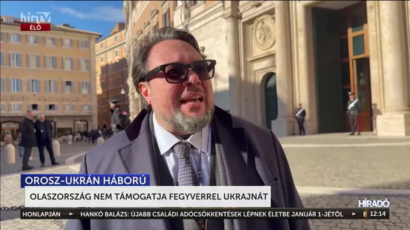 Olaszország nem támogatja fegyverrel Ukrajnát