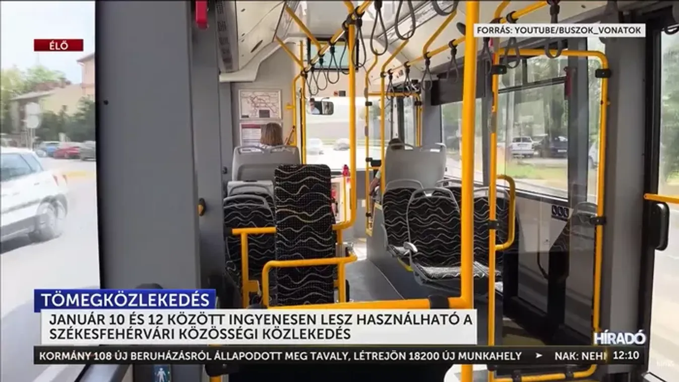 Ingyenes lett a közösségi közlekedés Székesfehérváron