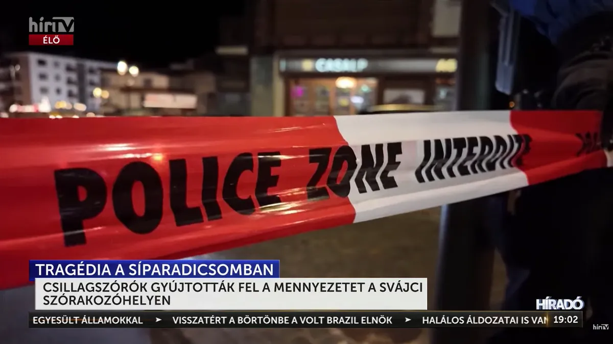 Nincs magyar érintettje a svájci síparadicsomban történt tűzesetnek
