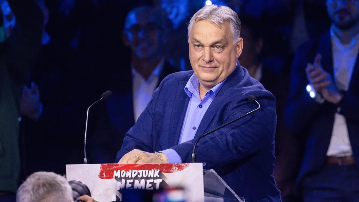 Orbán Viktor: Azt hiszik, hogy a Tisza Ukrajnából ered, pedig nem volt mindig így - DPK Háborúellenes Gyűlés Esztergomból