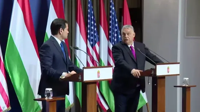 Marco Rubio és Orbán Viktor közös sajtótájékoztatót tart – élőben a HírTV műsorán