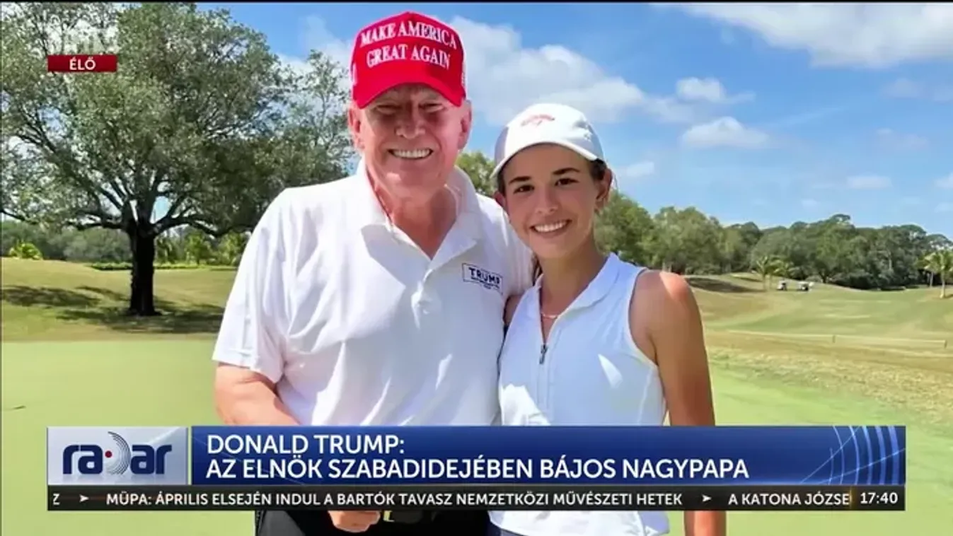 Nem hiszel a szemednek: Donald Trump így viselkedik, amikor senki nem látja, csak a kedvenc unokája!