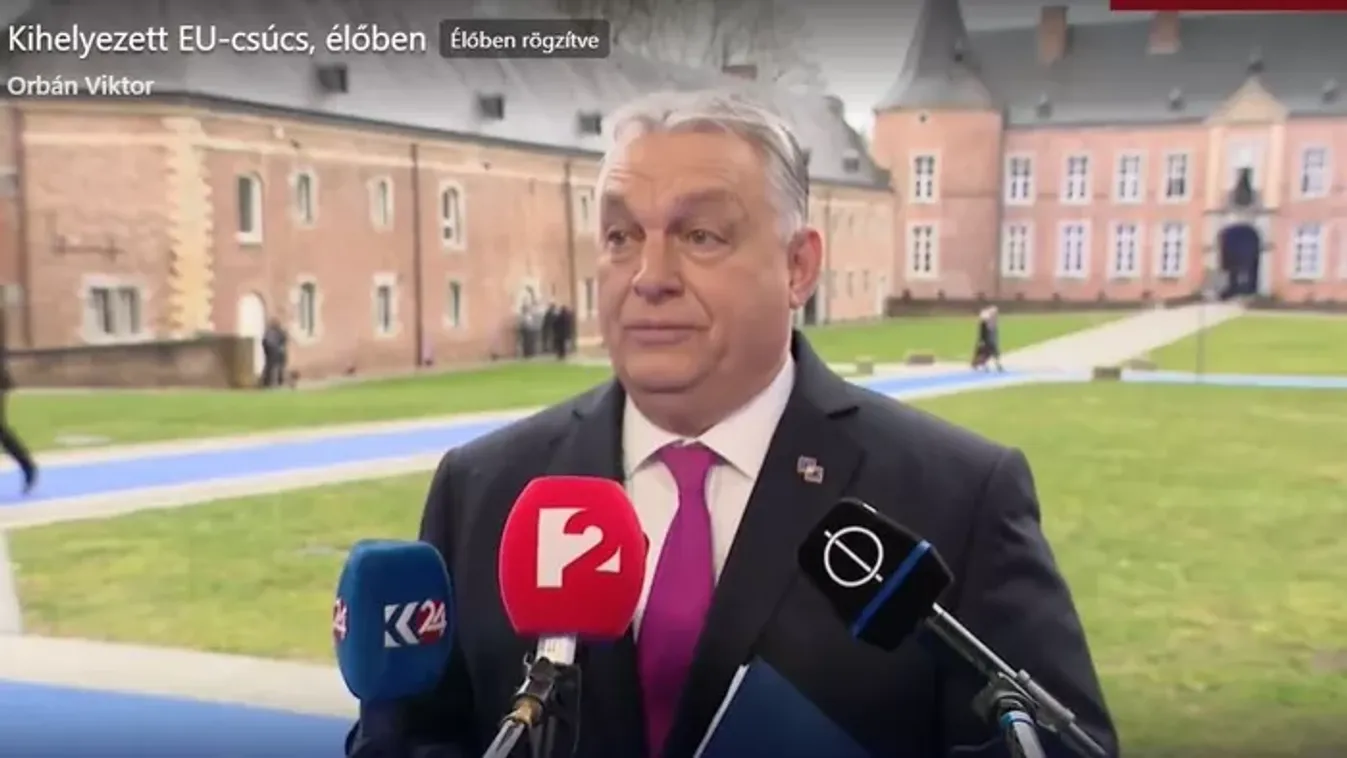 Orbán Viktor: Az európai gazdaság lejtmenetben van, és azért jöttünk össze, hogy megállítsuk ezt a lejtmenetet