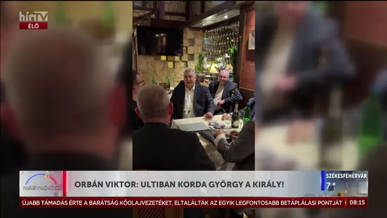 Orbán Viktor: Ultiban Korda György a király!