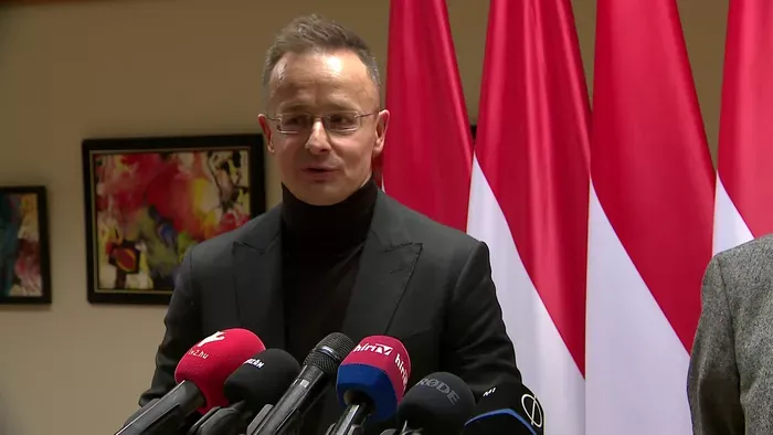 Szijjártó Péter külügyminiszter&nbsp;sajtótájékoztatója