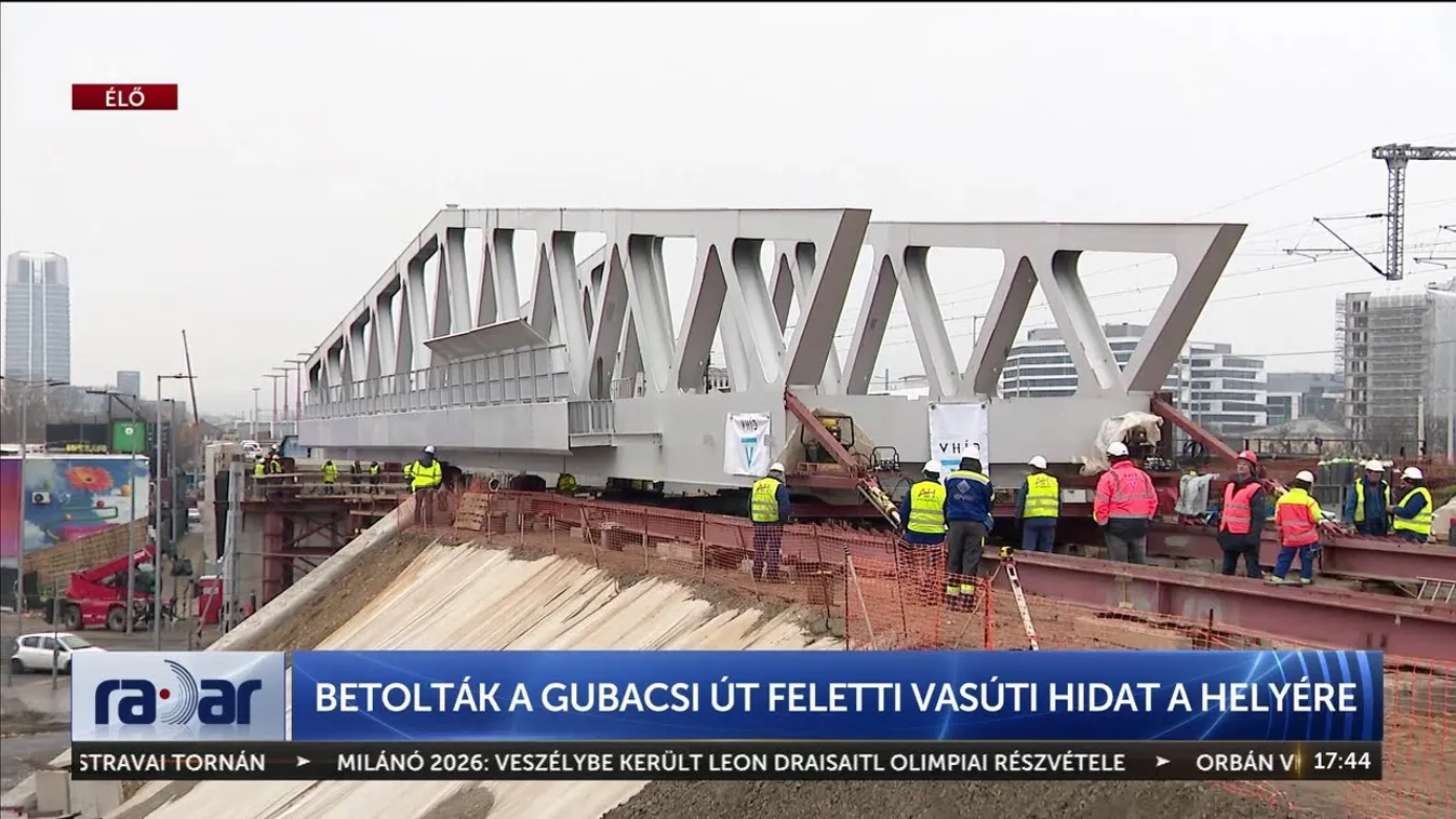 Ezt nem emelték, ezt tolták! Óriások legóztak a Gubacsi út felett, a végeredménytől leesik az állad – Videó!