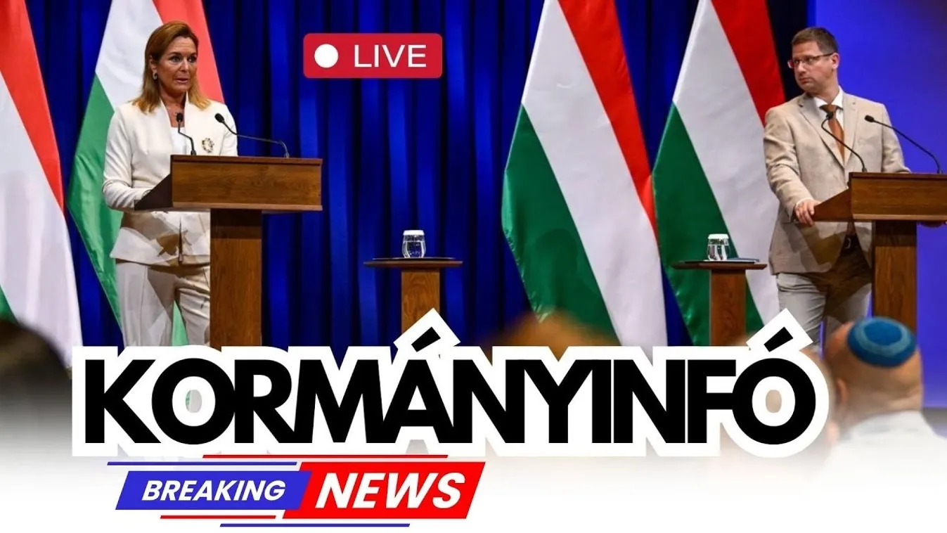 ÉLŐ: Rendkívüli bejelentések a Kormányinfón – Kövesse nálunk!