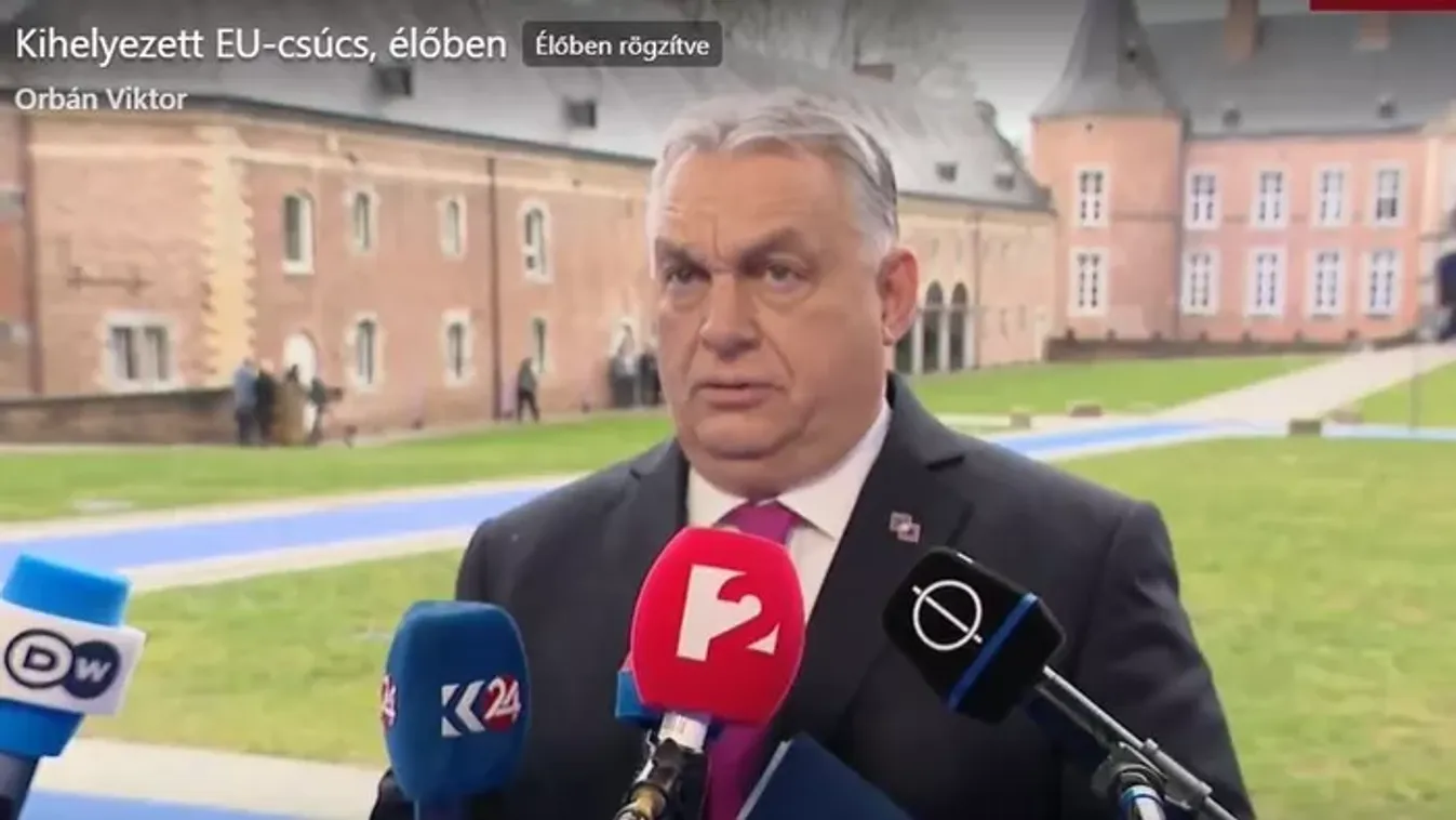 Orbán Viktor: Az európai gazdaság lejtmenetben van, és azért jöttünk össze, hogy megállítsuk ezt a lejtmenetet