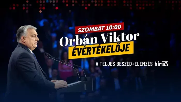 Orbán Viktor évértékelője élőben a HírTV műsorán