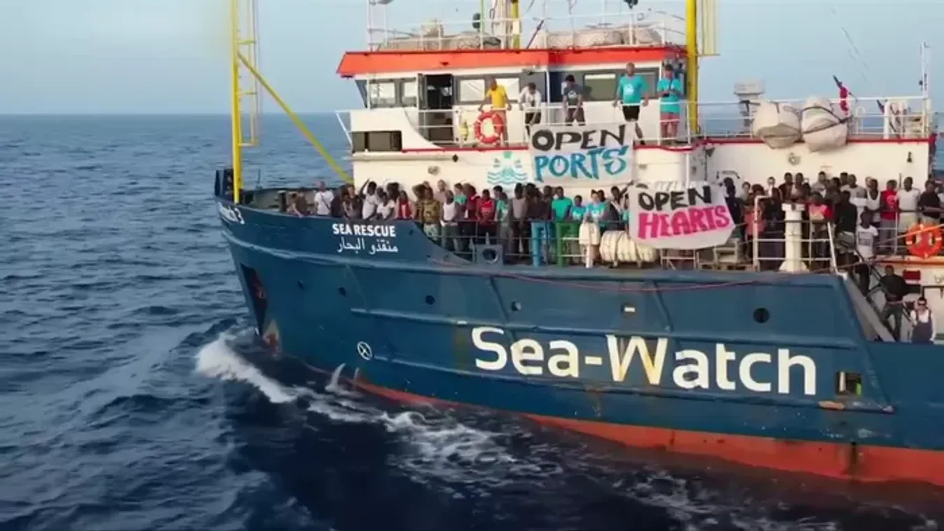 76 millió eurós pofon az olasz államnak a német NGO hajójának lefoglalása miatt