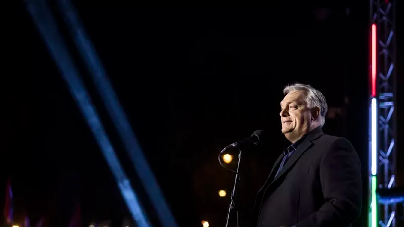 Orbán Viktor Kecskeméten: elfogadhatatlan, hogy Szijjártó Péter külügyminisztert lehallgatják