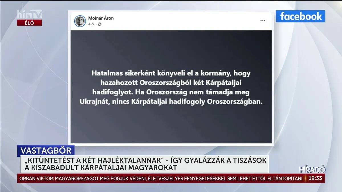 Gyalázkodás a Tiszás csoportokban: Hajléktalannak és hazaárulónak nevezték a hazatért magyar foglyokat