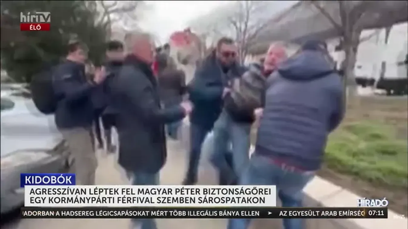 Magyar Péter biztonsági őrei rátámadtak egy férfira