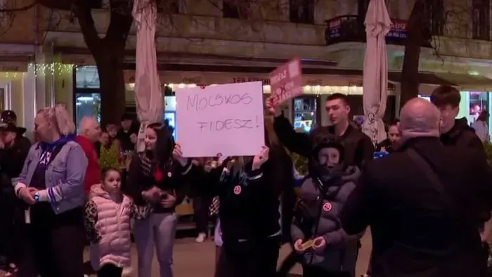 Nagykanizsán is próbálták megzavarni a miniszterelnök országjárását