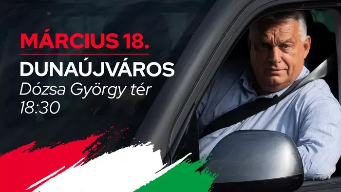Orbán Viktor élőben jelentkezik Dunaújvárosból