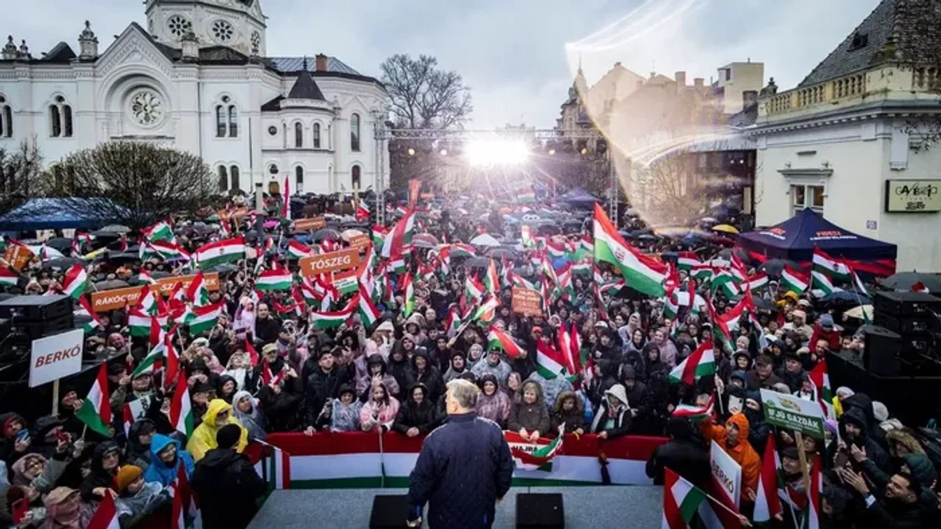 Orbán Viktor Szolnokon: a mi közös szenvedélyünk Magyarország