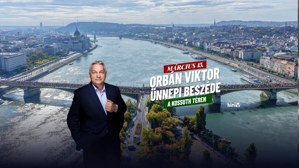 Nézze nálunk! Békemenet és Orbán Viktor március 15-i beszéde élő közvetítésben a HírTV-n