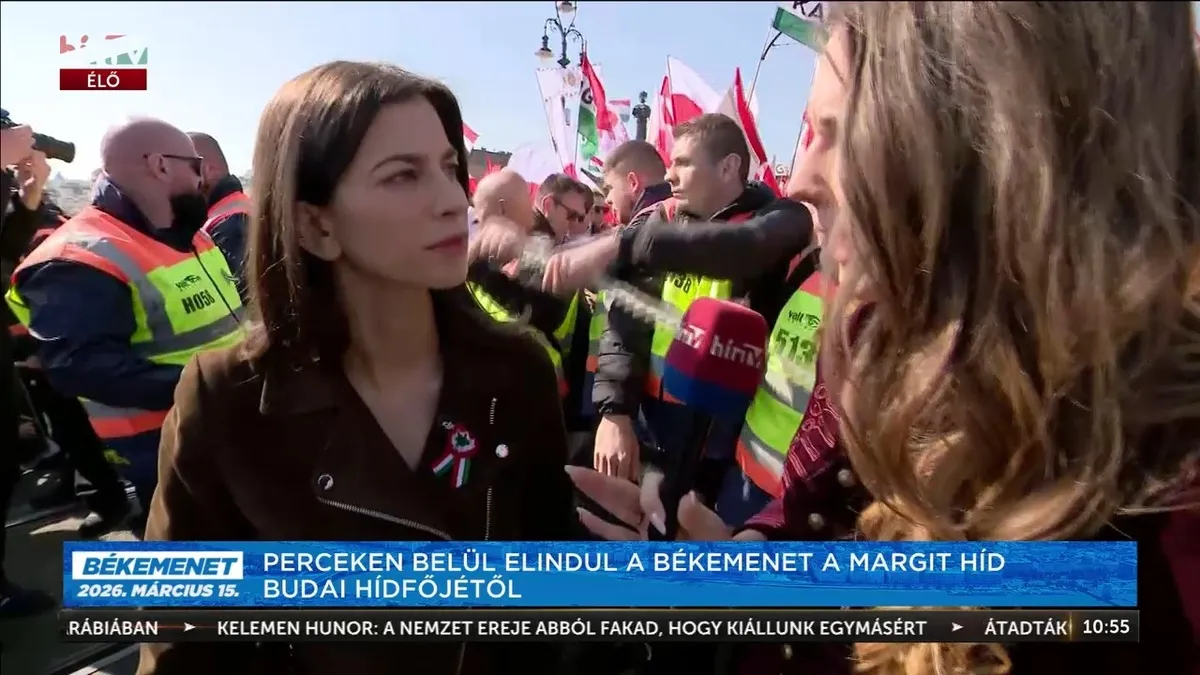 Szentkirályi Alexandra a Békemeneten: Kijev szándékos áremelkedést akar okozni hazánkban