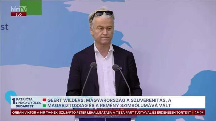 „Éljen Orbán Viktor!” – Wilders kemény üzente Budapestről