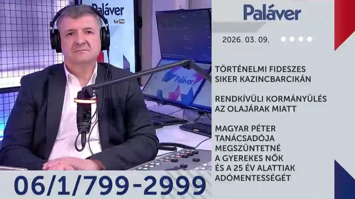 Paláver - Az adómentességnek beintene Magyar Péter tanácsadója