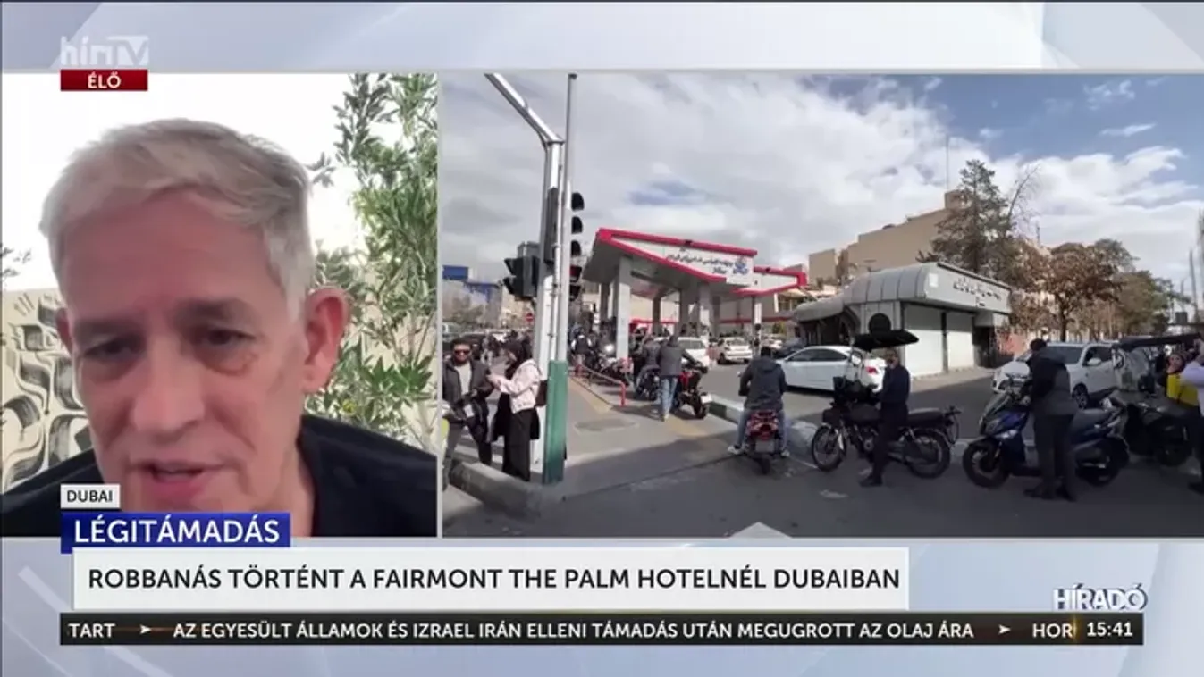 Robbanás volt a Fairmont The Palm luxszusszállodánál Dubaiban