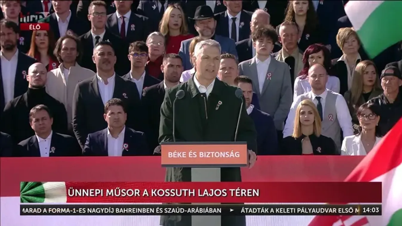 „A békét meg kell védenünk!” Lázár János drámai beszéde a Kossuth téren