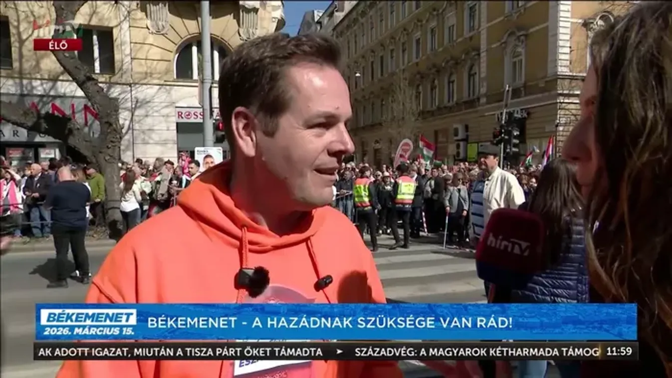  Németh Balázs a Békemeneten: Piros postaládában gyűlnek az üzenetek az ukrán elnöknek