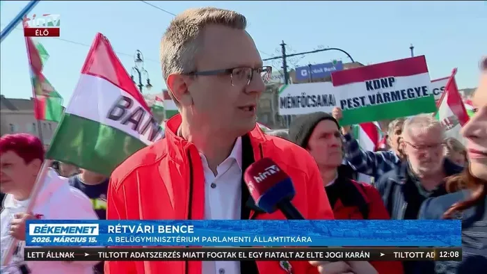 Rétvári Bence a Békemeneten: Csak Orbán Viktor a garancia a békére és a magyarok pénzére