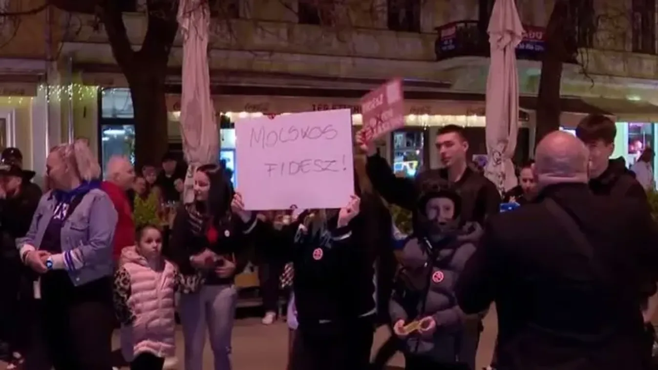 Nagykanizsán is próbálták megzavarni a miniszterelnök országjárását