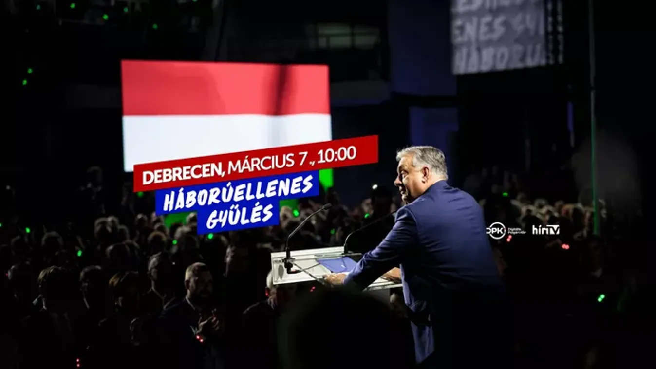 DPK - Háborúellenes gyűlés: Debrecen - élő közvetítés