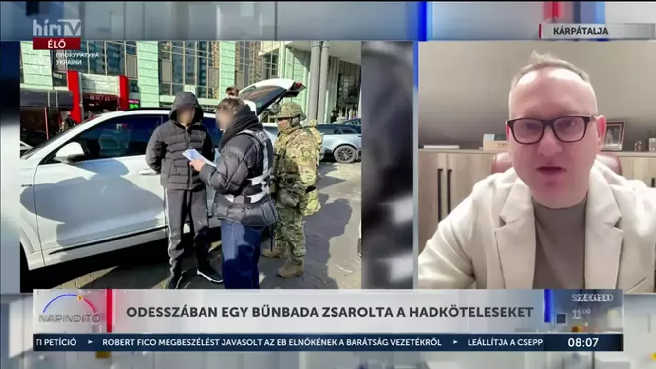 Odesszában egy bűnbanda zsarolta a hadköteleseket