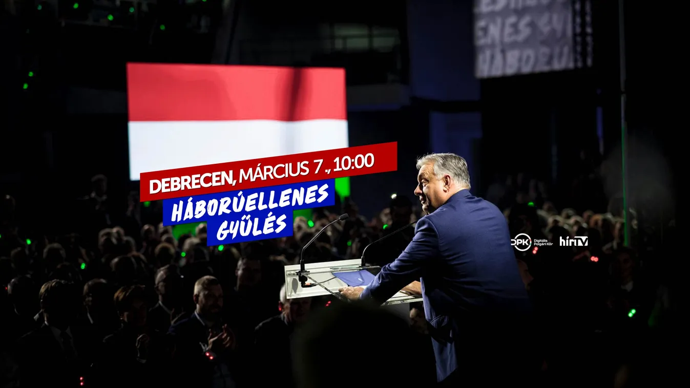 DPK - Háborúellenes gyűlés: Debrecen - élő közvetítés