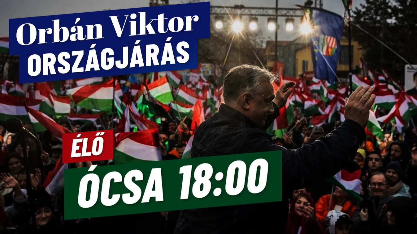 Orbán Viktor országjárása, Ócsa - élő közvetítés - HírTV