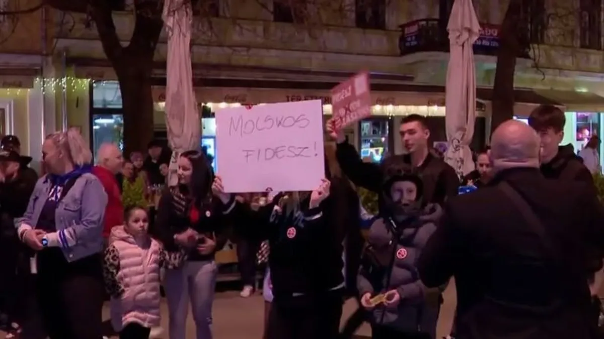 Nagykanizsán is próbálták megzavarni a miniszterelnök országjárását