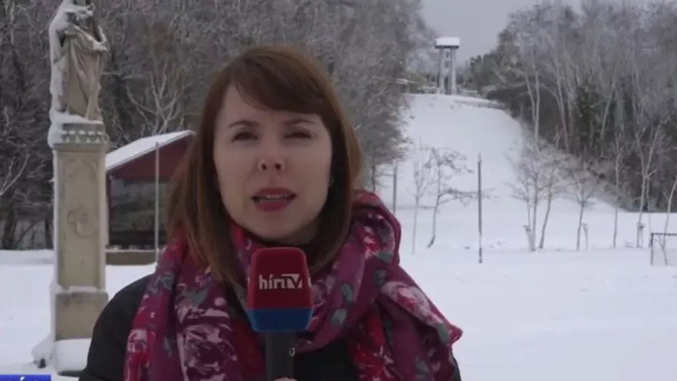 Több centiméter hó esett az ország nyugati részén