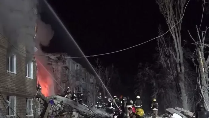 Rakétatalálat - a  háború újabb áldozatai Harkivban