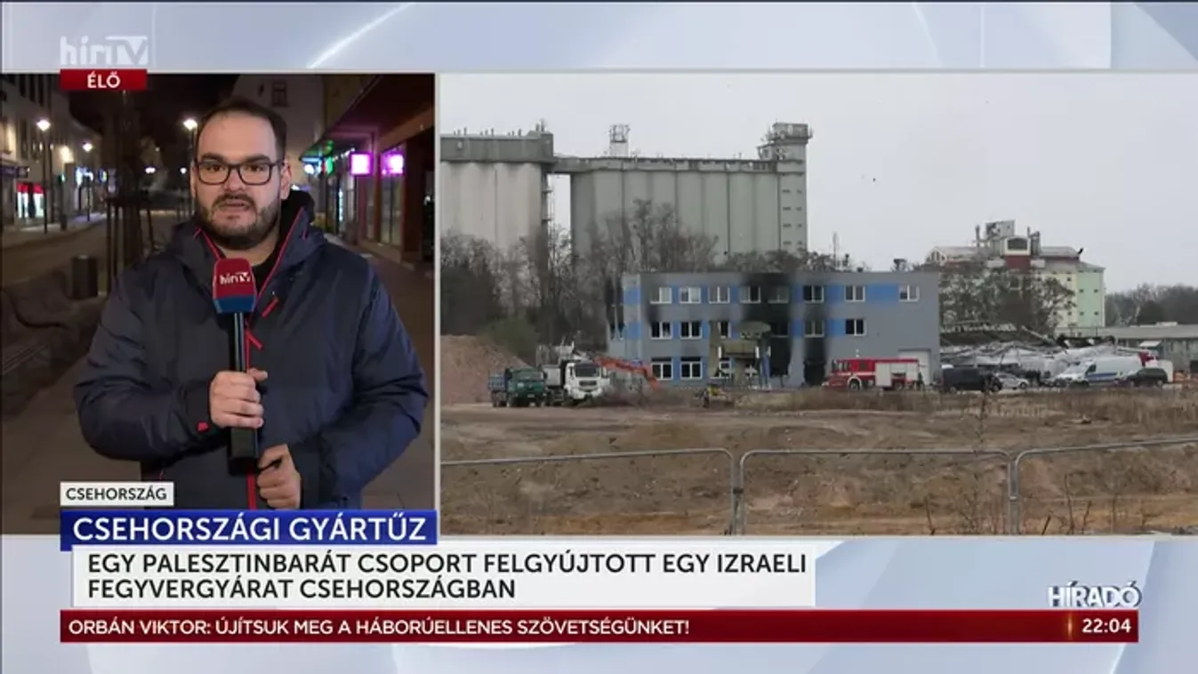 Izraeli technológiát gyártó üzemet gyújtottak fel Csehországban, a hatóságok terrorizmus miatt nyomoznak