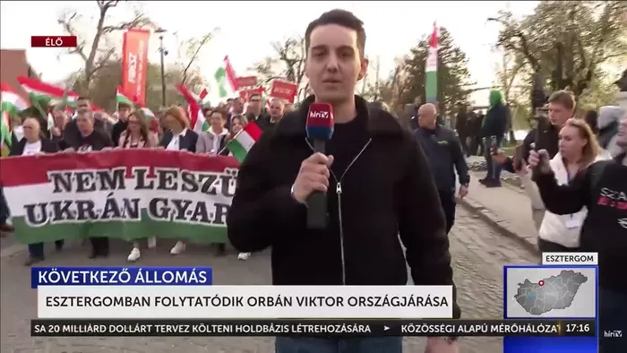 Orbán Viktor 18 órakor Esztergomba érkezik