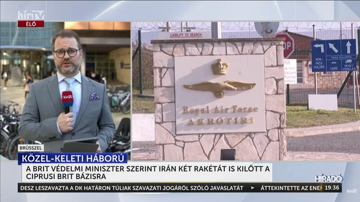 A közel-keleti háború elérte az EU-t: Dróntámadás érte a ciprusi brit támaszpontot