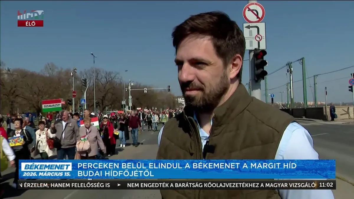 Magyar Levente a Békemeneten: Az ukrán energiablokád nemzetközi jogi agressziónak minősül