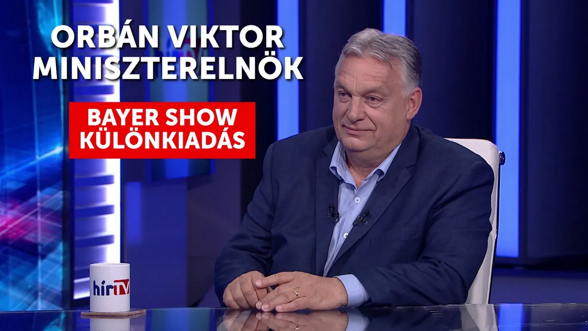 Exkluzív – Orbán Viktor a Bayer show rendkívüli kiadásában