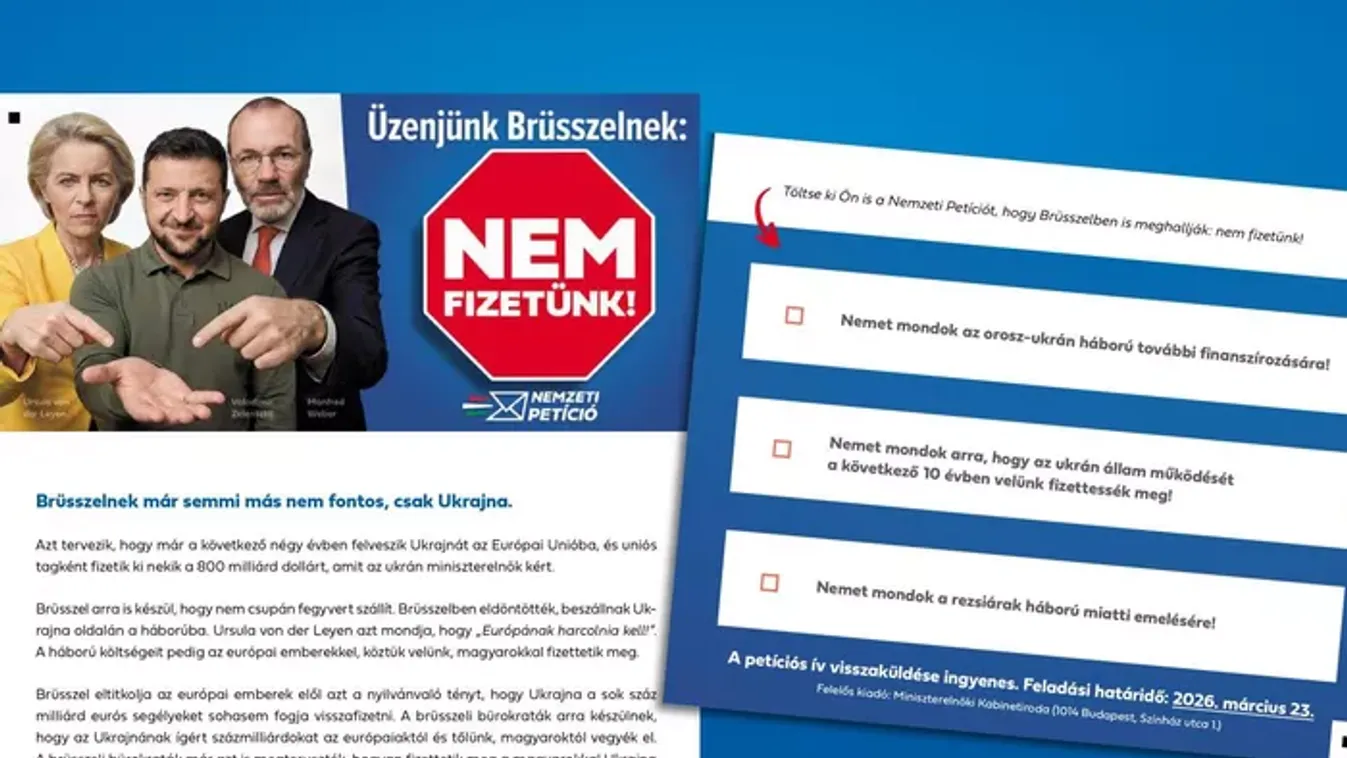 Ma lezárul a nemzeti petíció kézbesítése: Március 23-ig lehet visszaküldeni az íveket