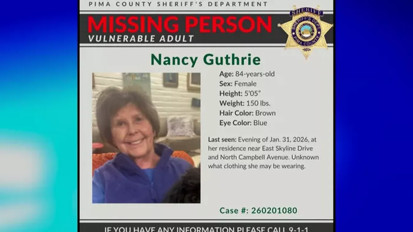 Az elrabolt idős hölgy – Nancy Guthrie története