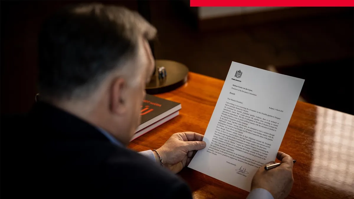 Orbán Viktor ultimátumot küldött Brüsszelnek az ukrán energiafegyver miatt