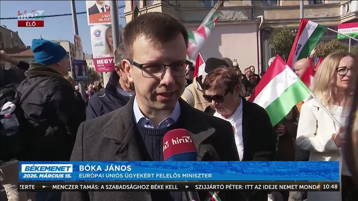 Bóka János a Békemeneten: Kijev politikai okokból tartja fenn az olajblokádot