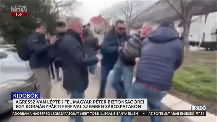 Magyar Péter biztonsági őrei rátámadtak egy férfira