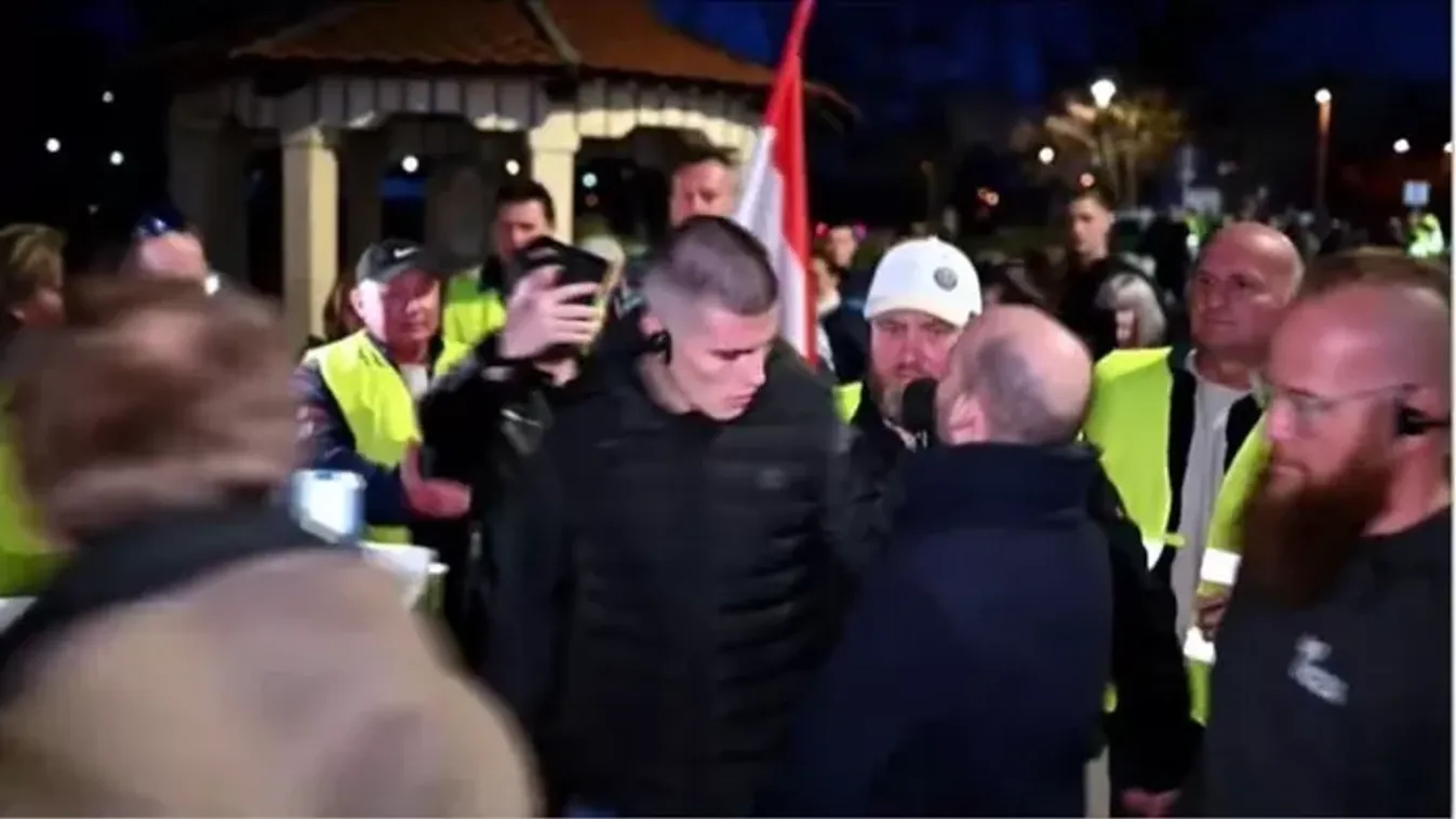 Egyre agresszívebben lépnek fel Magyar Péter testőrei a Tisza Párt rendezvényein