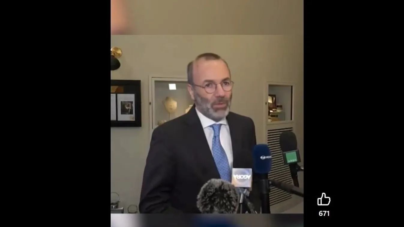Manfred Weber szerint Magyar Péter Ukrajnáért harcol