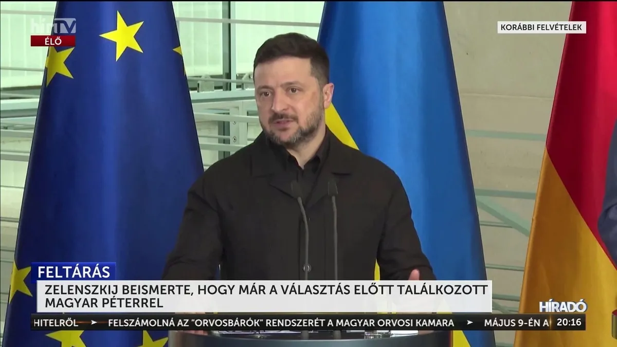 Zelenszkij lebuktatta a titokban Kijevben tárgyaló Magyar Pétert